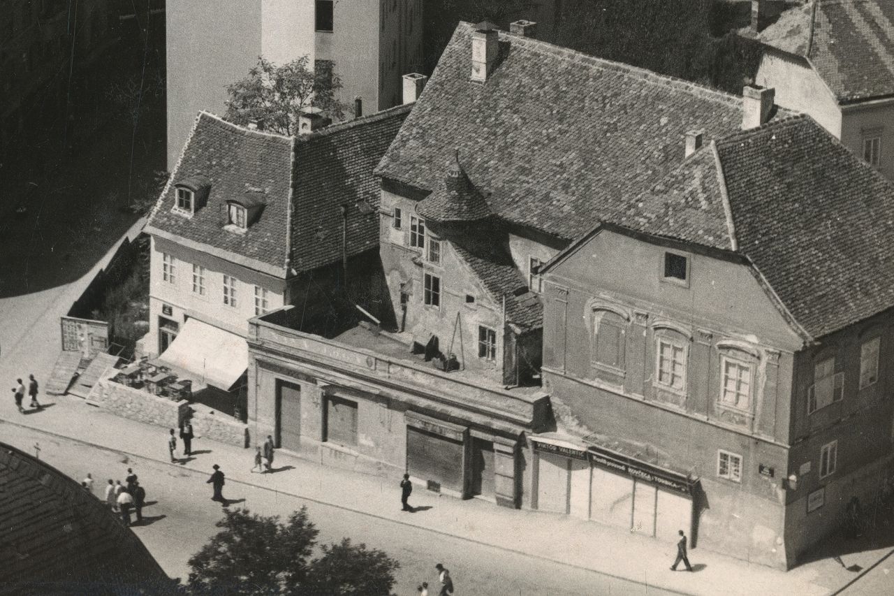 Bakačeva ulica oko 1935.-1940. godine